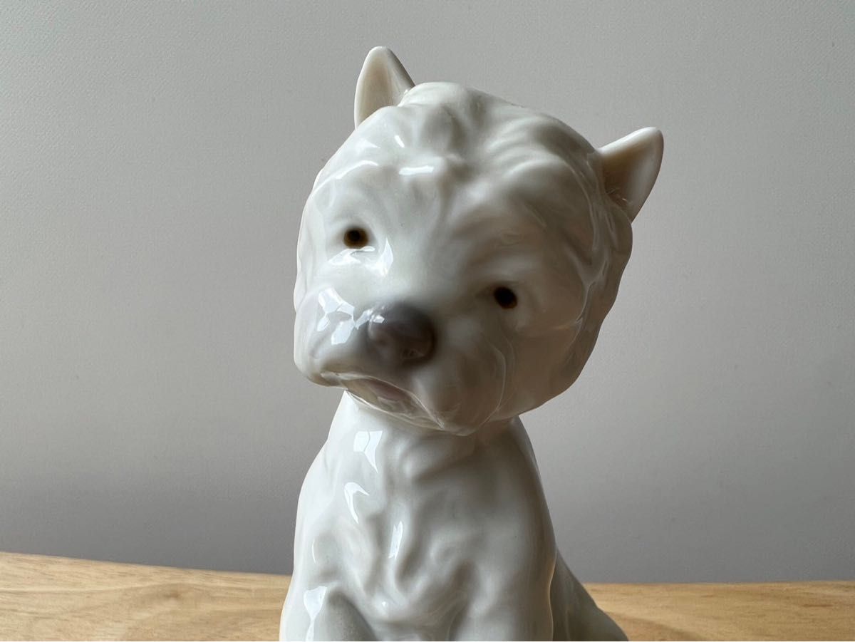 リヤドロ フィギュリン 6760『犬の散歩』 陶器の置物/ヨークシャー