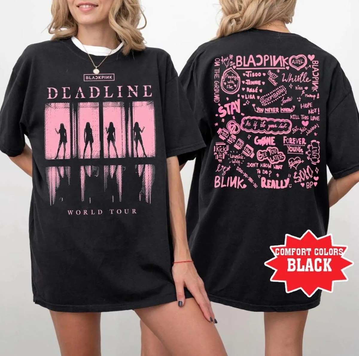 BlackPink Deadline World Tour 2025 Shirt, Born Pink, Y2k, Concert
