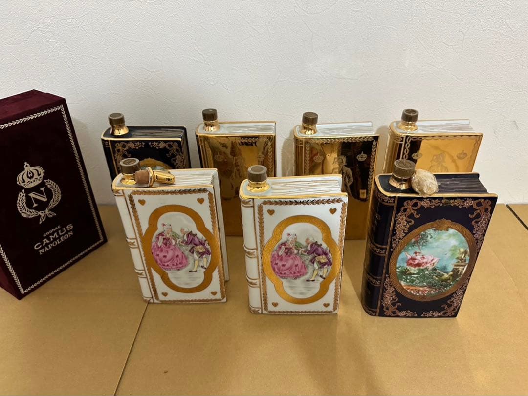 美品　未開栓　ラップ付き　ナポレオン　カミュ　ブック　７本セット　箱一個つき 楽天市場】カミュ ナポレオン ブック 紳士と淑女 700ml 40度 箱・替え