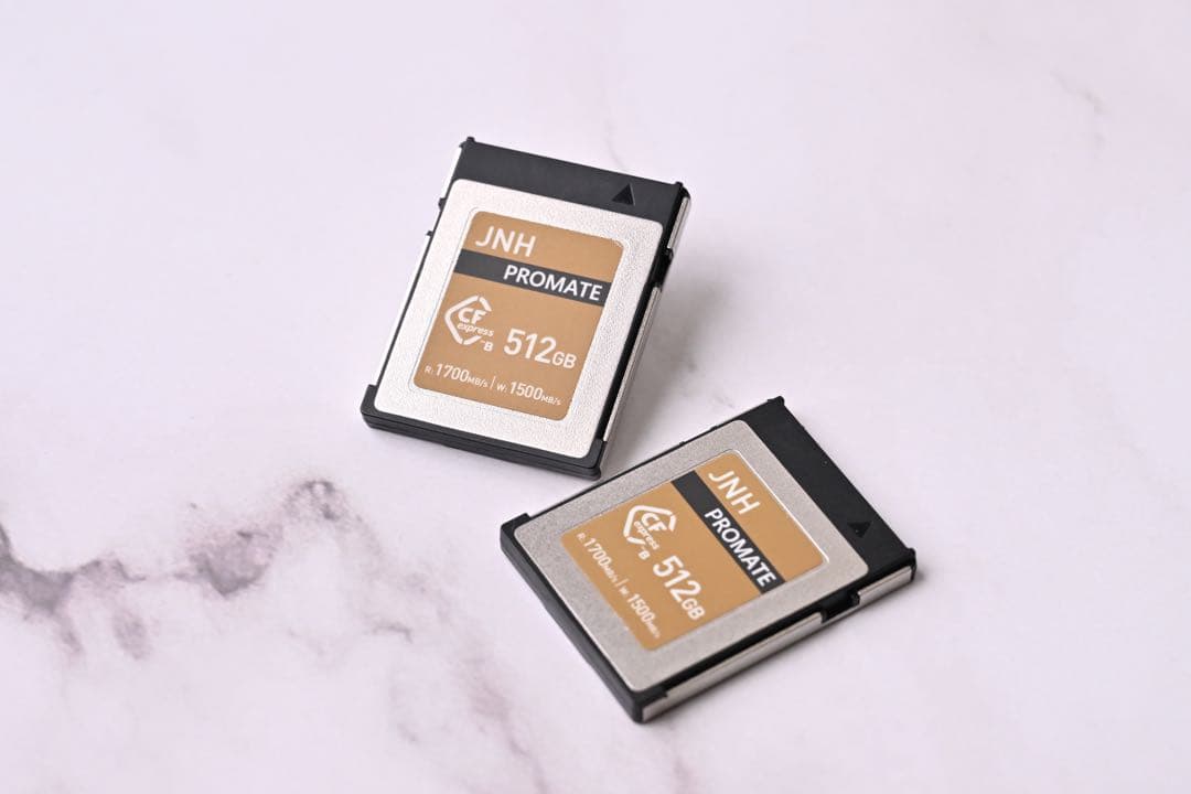 JNH CFexpressカード 512GB 超高速 2枚セット￼ JNH CFexpressカード 512GB 超高速 2枚セット