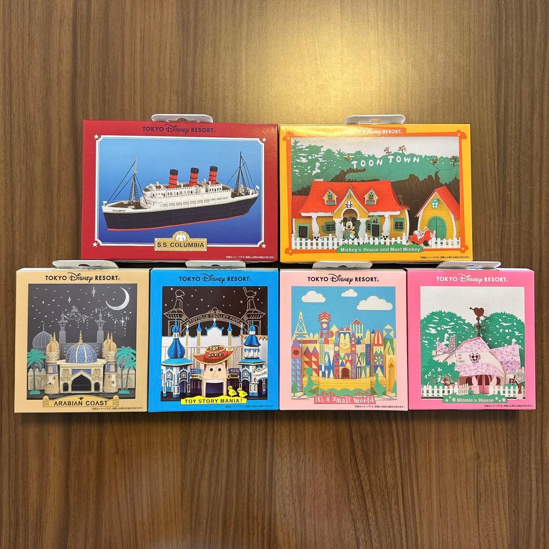 ディズニー　ペーパーナノ　6点セット　新品未開封品 ミニーの家&トイ・ストーリー・マニア！東京ディズニーランド ペーパー