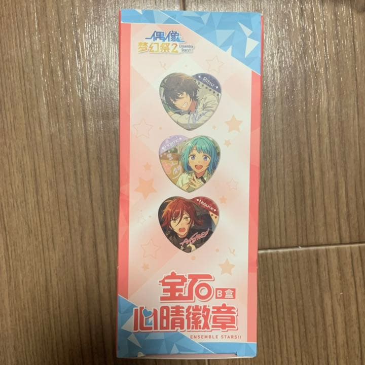 専用ページ あんスタ 中国限定 宝石心晴 ハート缶バッジ B