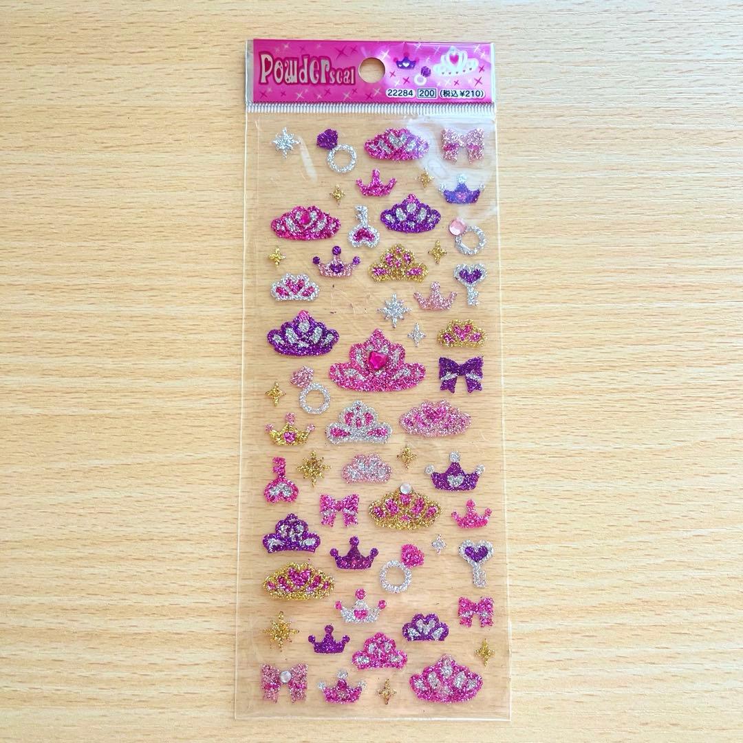 【超激レア！！】 平成レトロ！ きらきらティアラ パウダーシール　クーリア